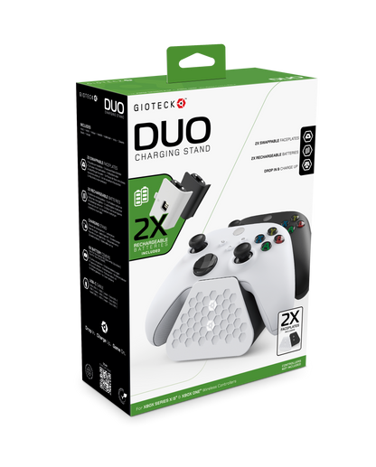 Duo Charging Stand for Xbox Series X | S and Xbox One Black and White