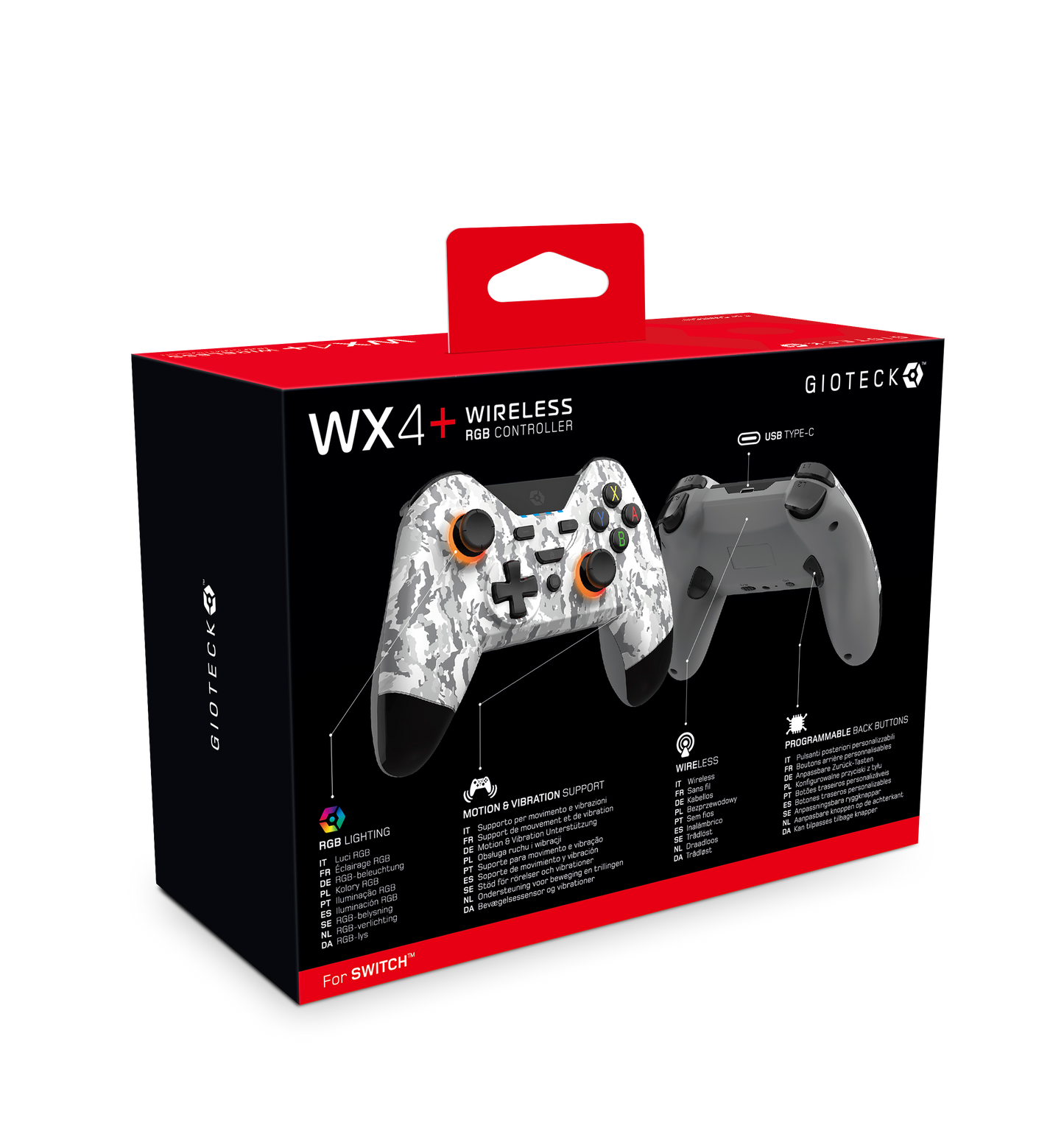 WX4+ Wireless RGB Controller Switch Light Camo