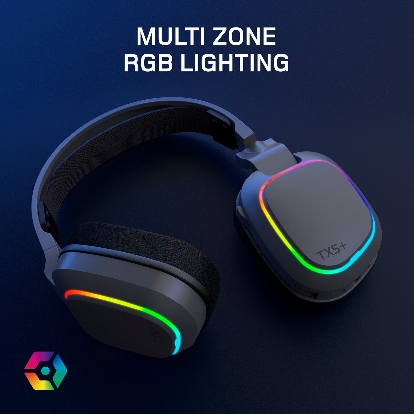 TX5+ DUO Wireless RGB Gaming Headset