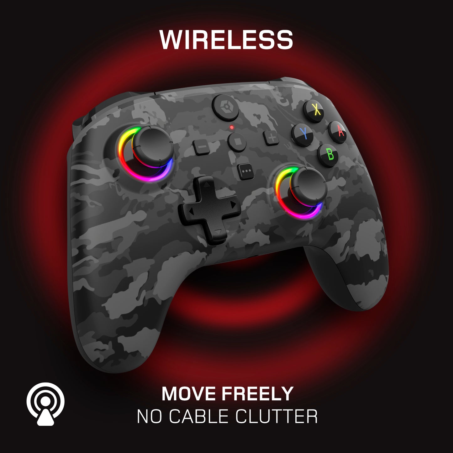 WX5+ Wireless RGB Controller Switch 2 Dark Camo