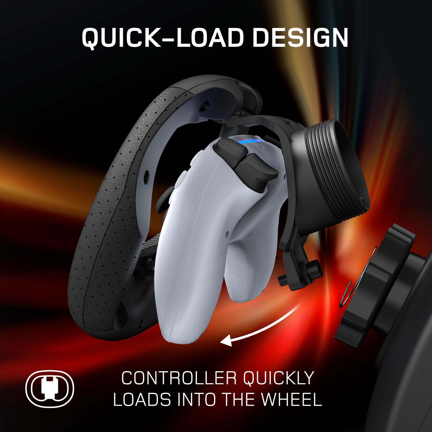FR5 Racing Wheel Dock for DualSense Controllers - Gyro Racing - PS5, PC