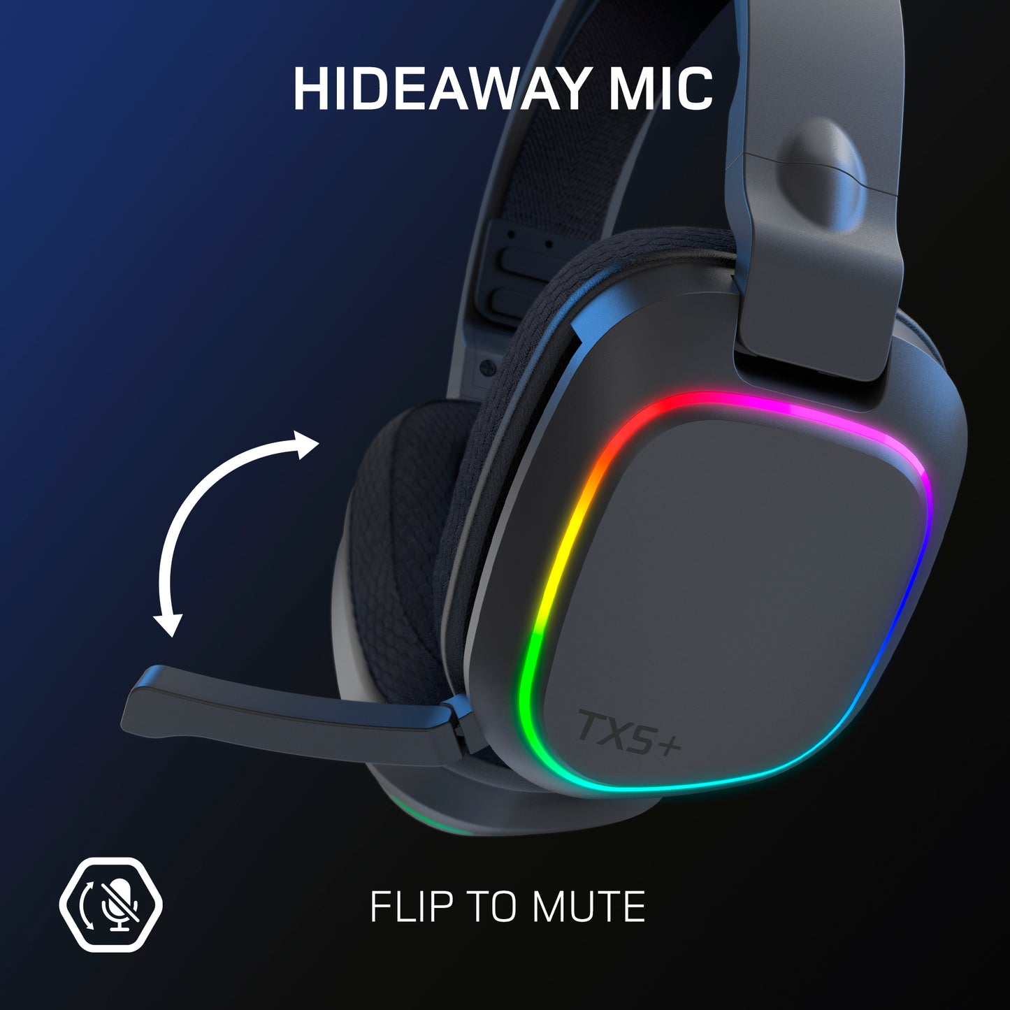 TX5+ DUO Wireless RGB Gaming Headset