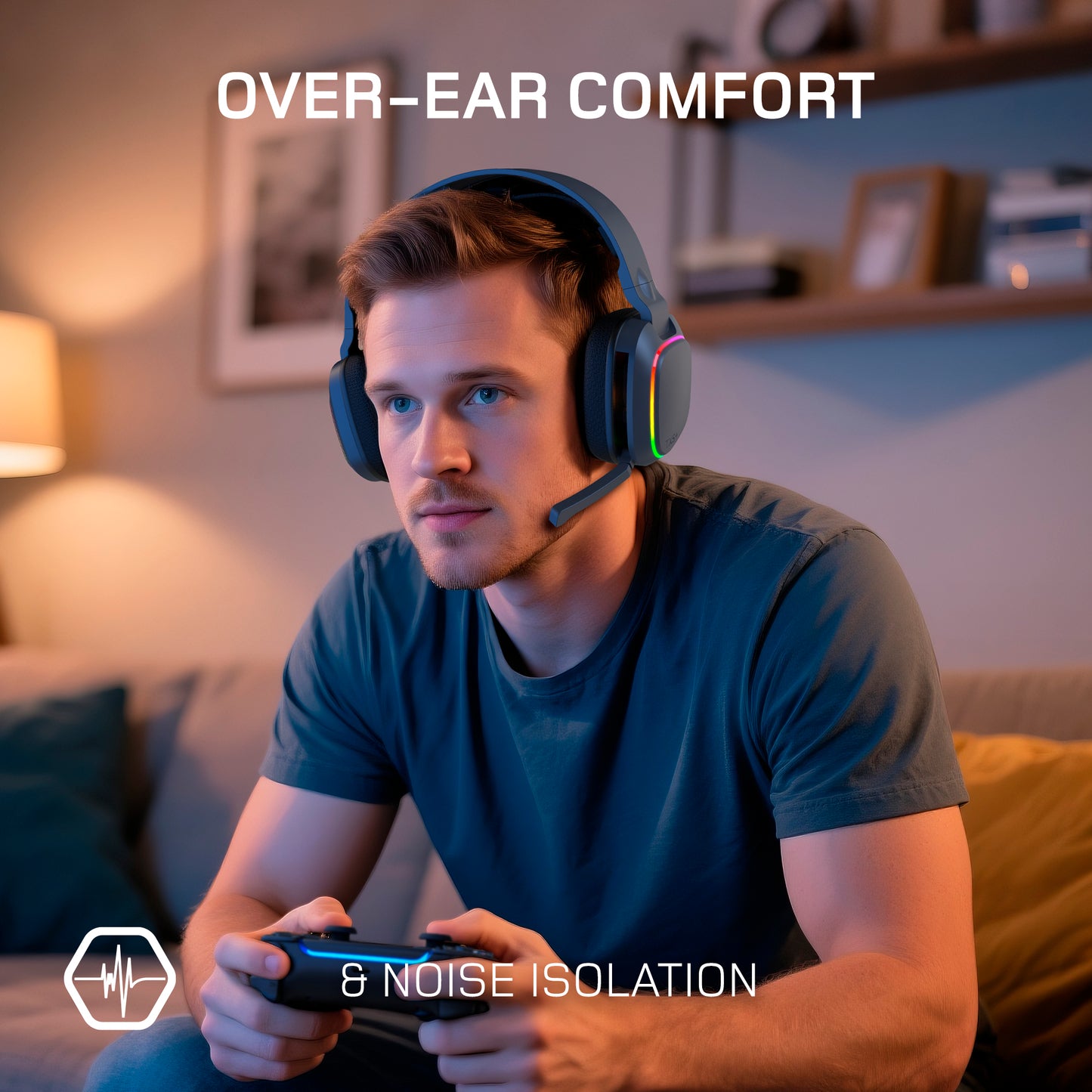 TX5+ DUO Wireless RGB Gaming Headset