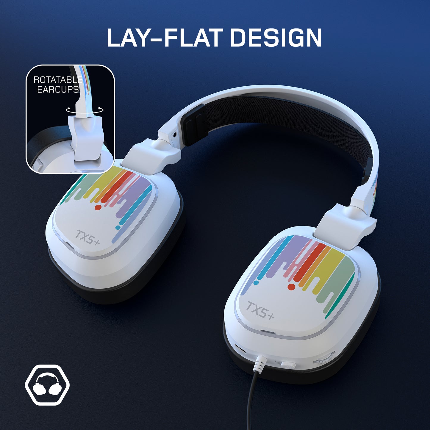 TX5+ RGB Wired Gaming Headset Crayons