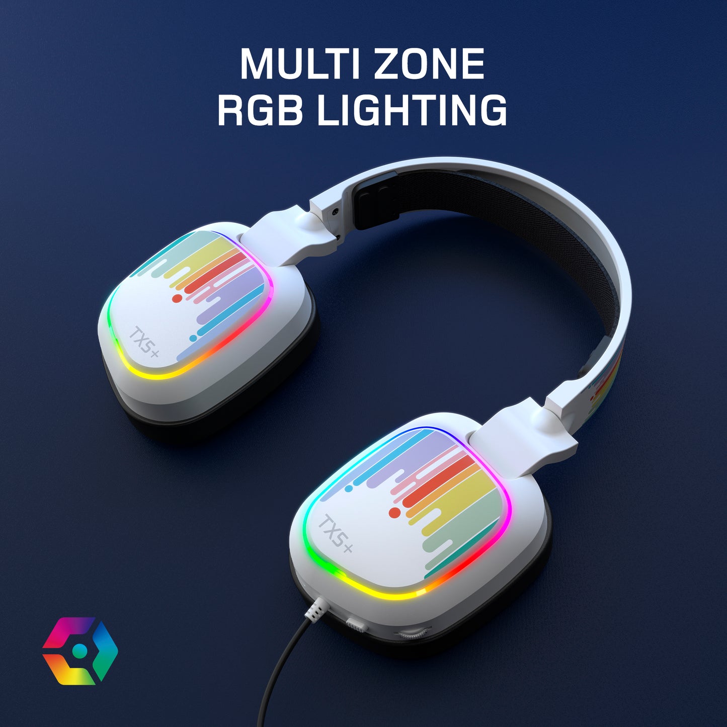 TX5+ RGB Wired Gaming Headset Crayons