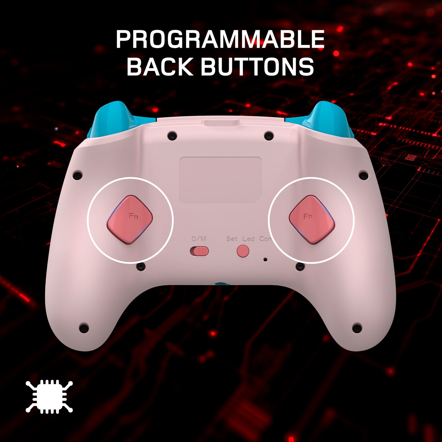 WX5+ Wireless RGB Controller Switch 2 Pink Swirl