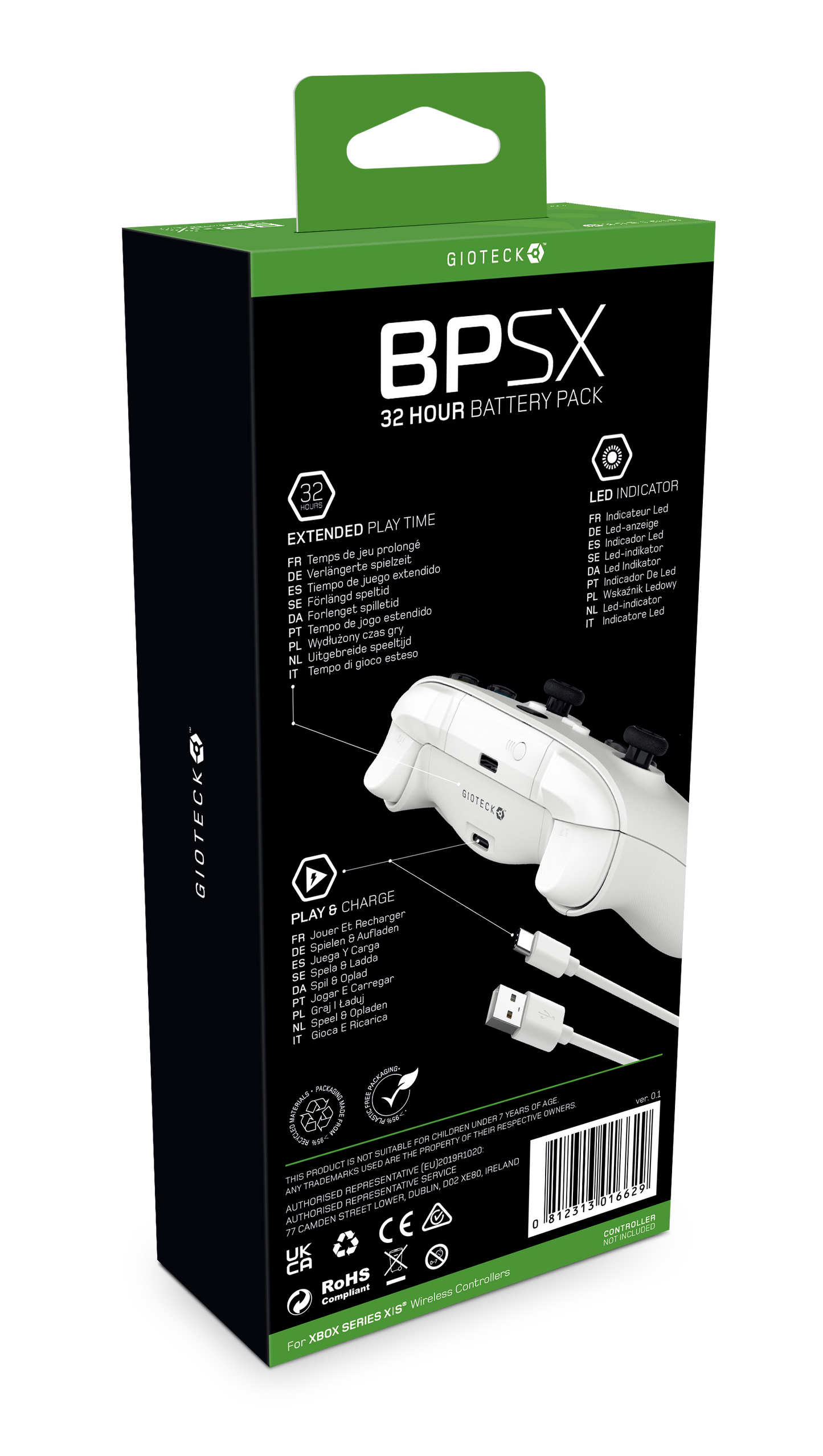 BPSX Battery Pack 32H Xbox Series X | S White