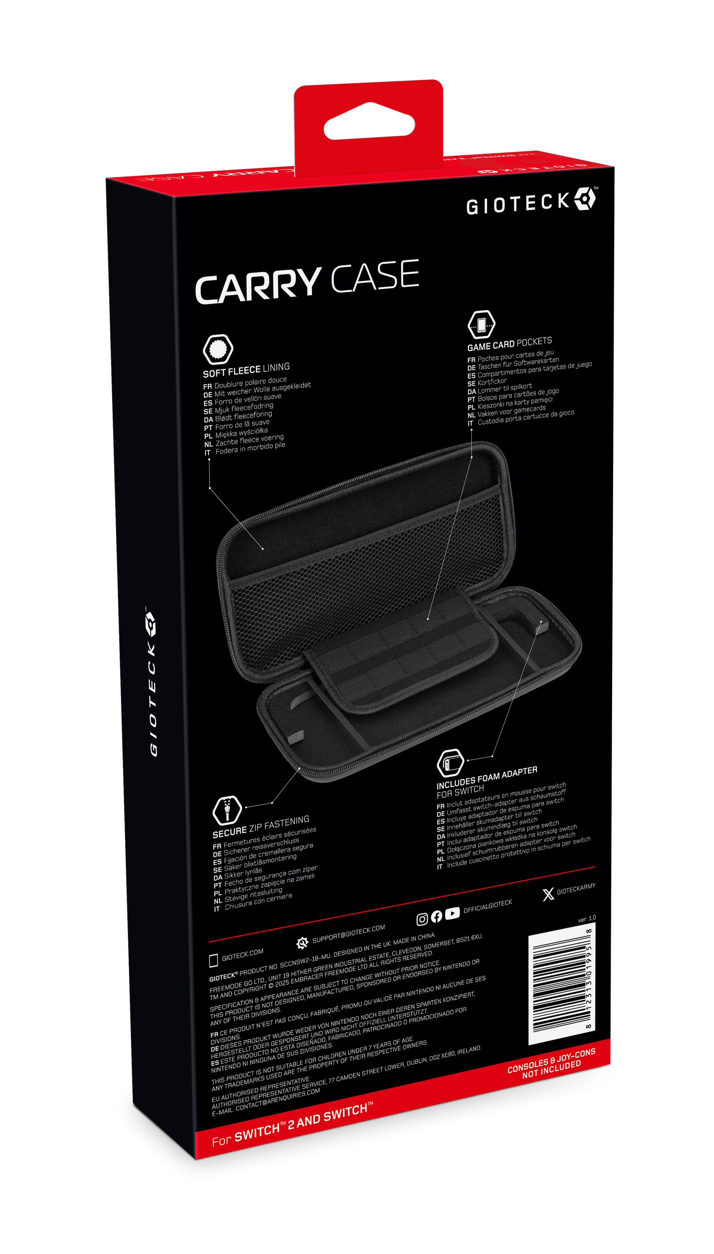 Switch 2 Carry Case Doodle