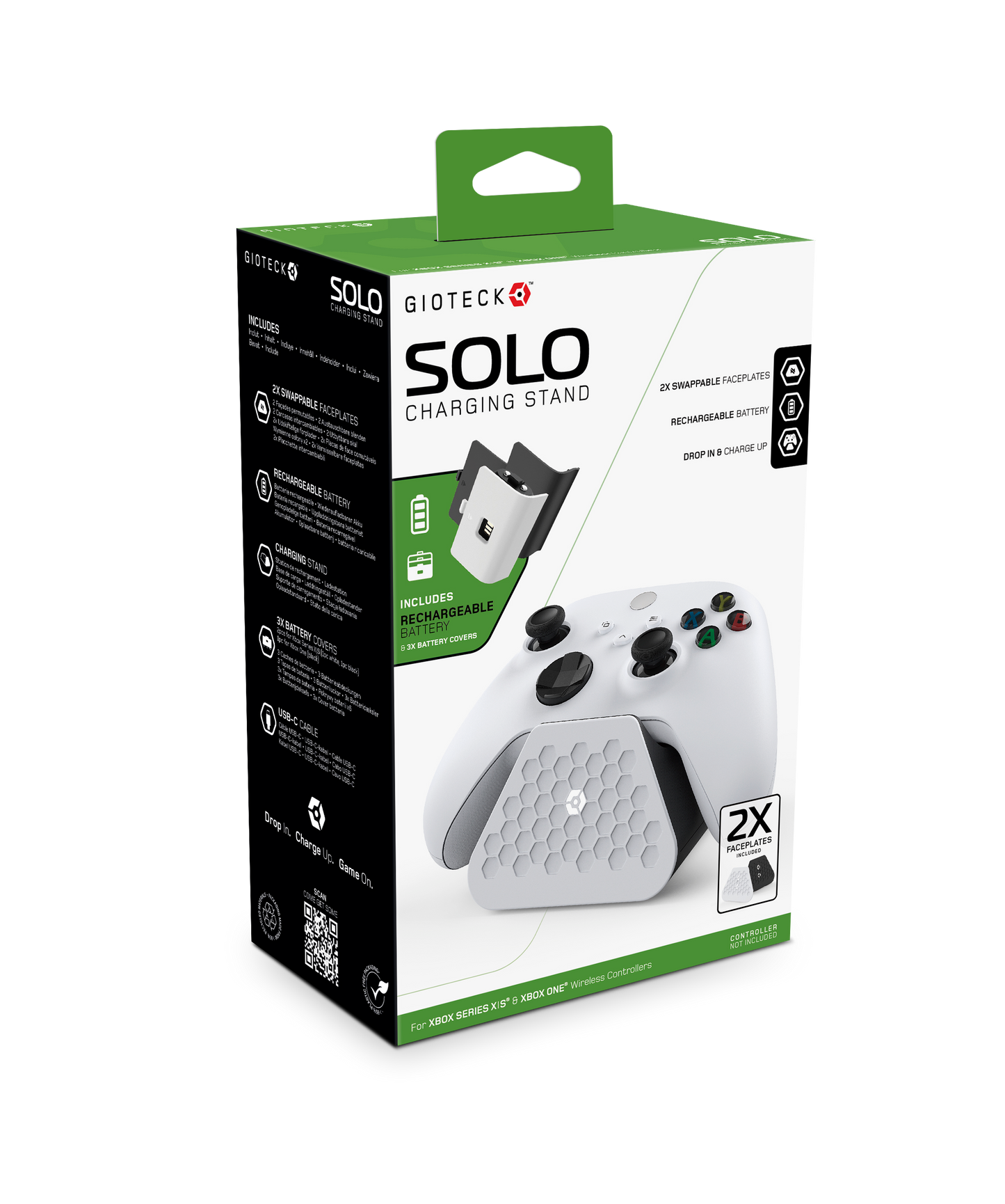 Solo Charging Stand for Xbox Series X | S and Xbox One Black and White