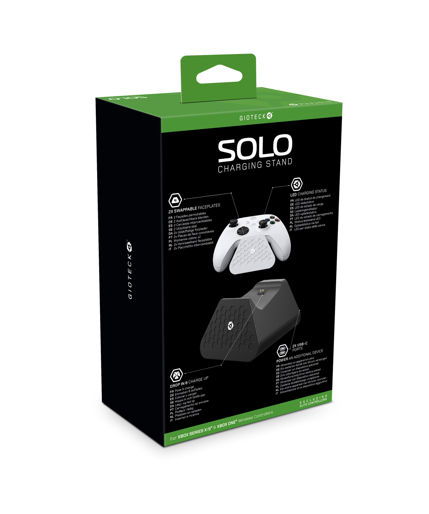 Solo Charging Stand for Xbox Series X | S and Xbox One Black and White