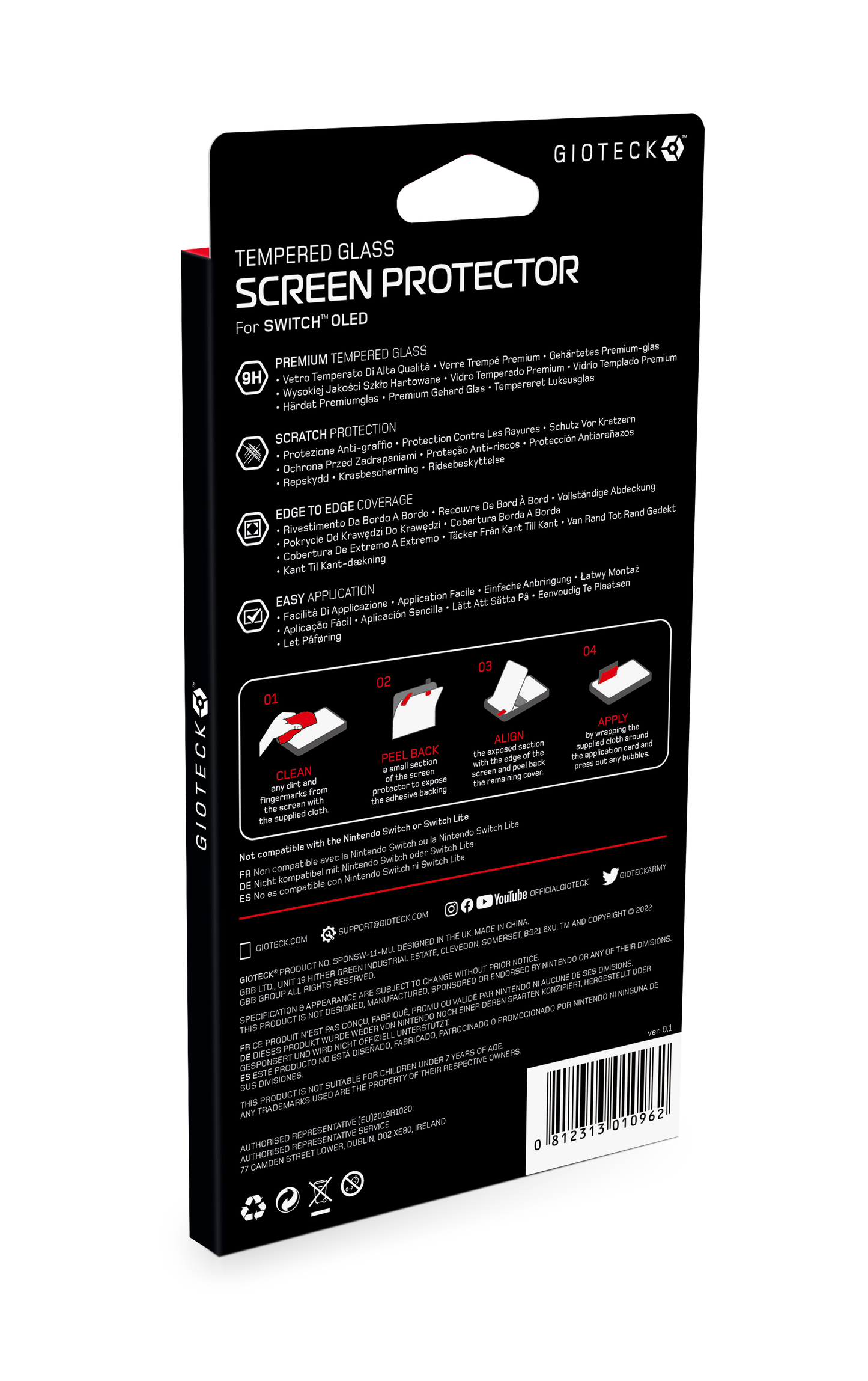 Screen Protector for Switch OLED