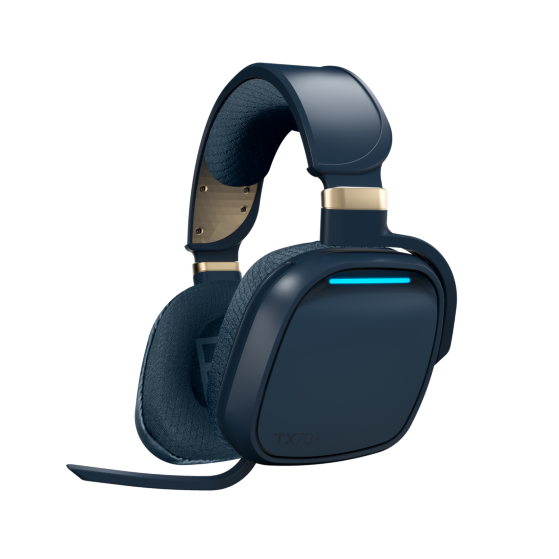 Gioteck TX70+ Dual Band Wireless Headset PS5 PS4 Switch PC Blue