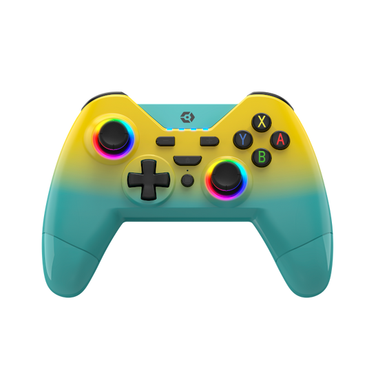 WX4+ Wireless RGB Controller Switch Yellow and Teal