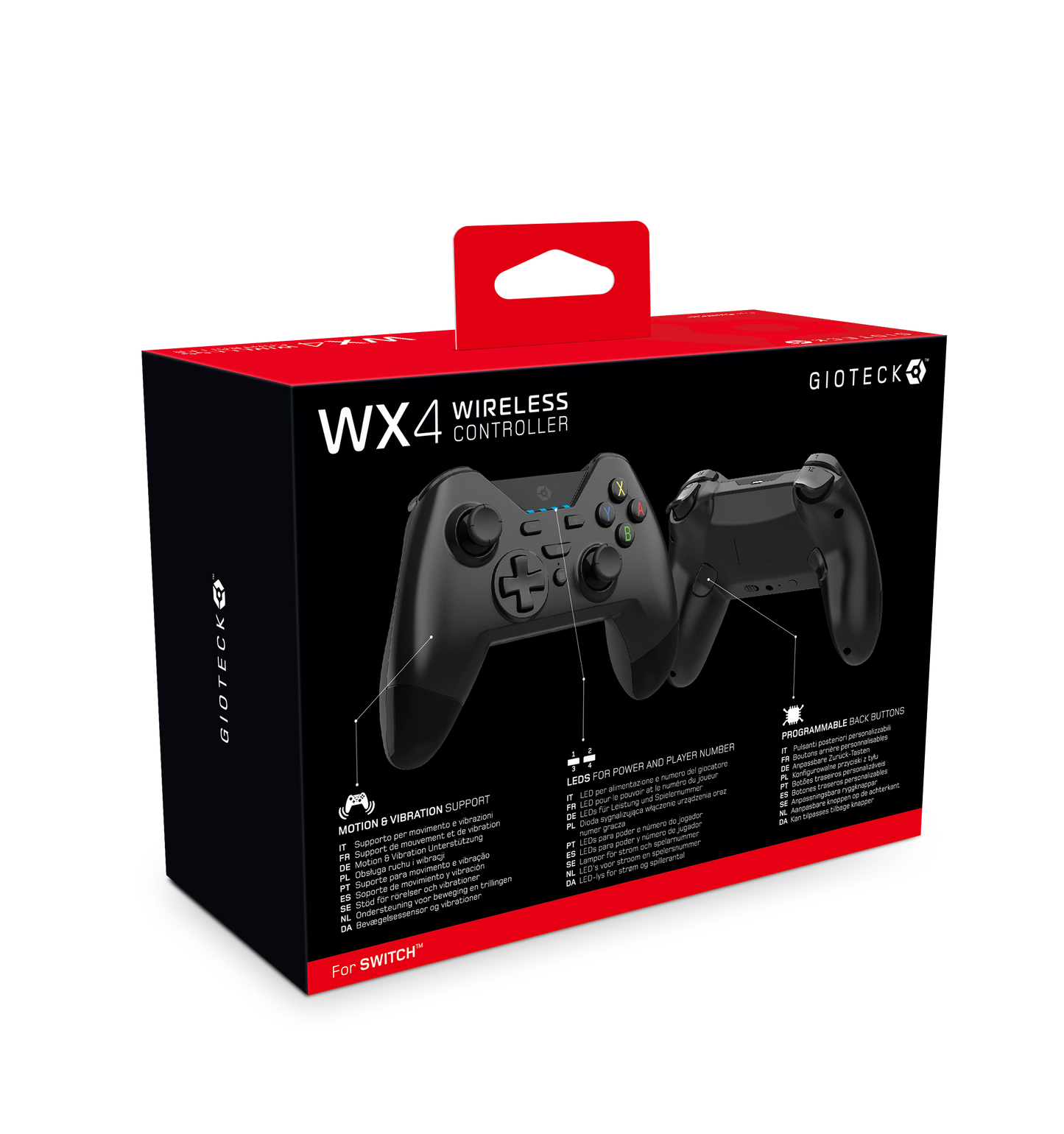 WX4 Wireless Controller Switch PC Black