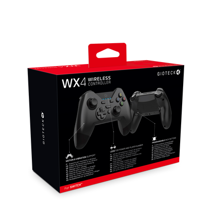 WX4 Wireless Controller Switch PC Black