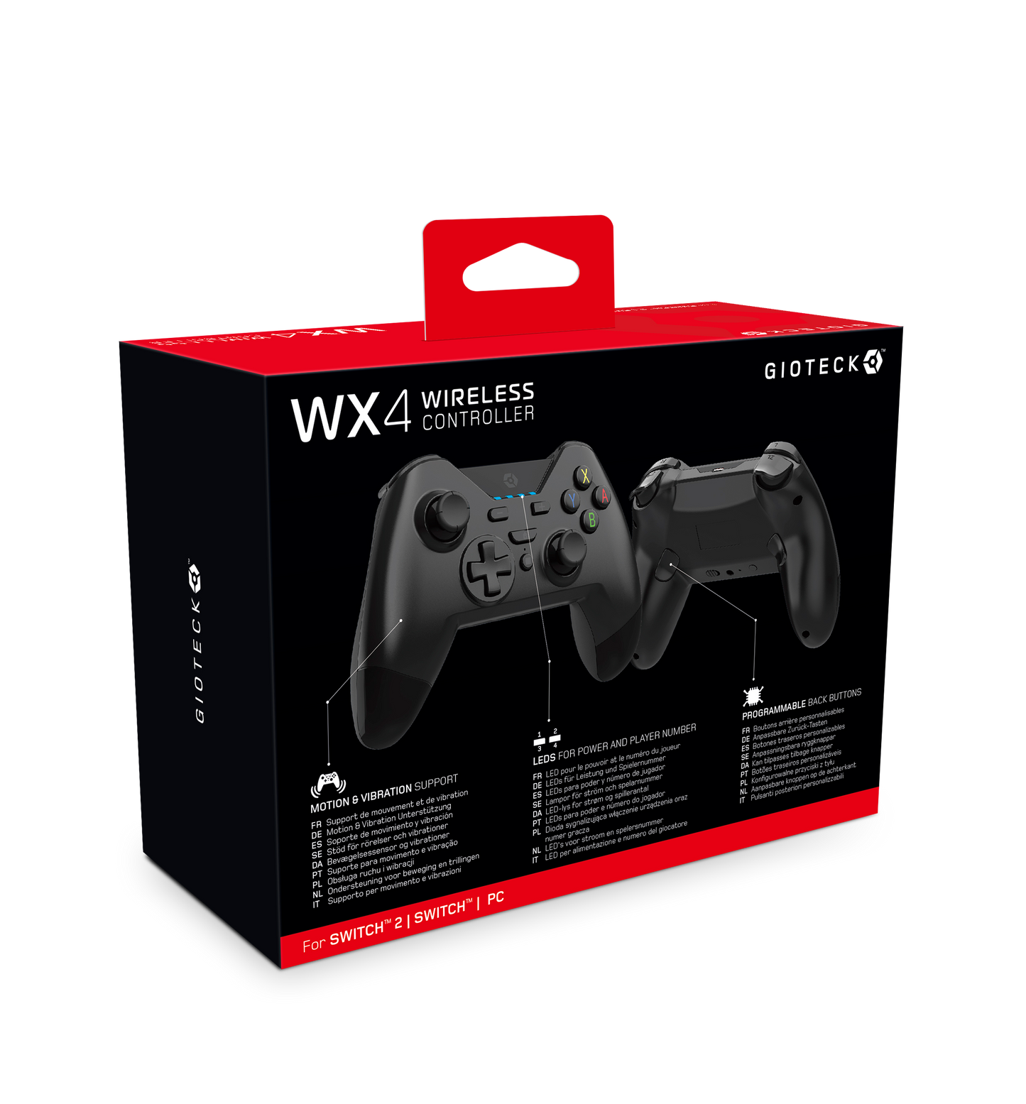 WX4 Wireless Controller Switch PC Black