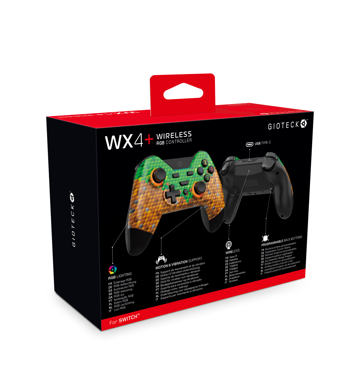 WX4+ Wireless RGB Controller Switch Cubes
