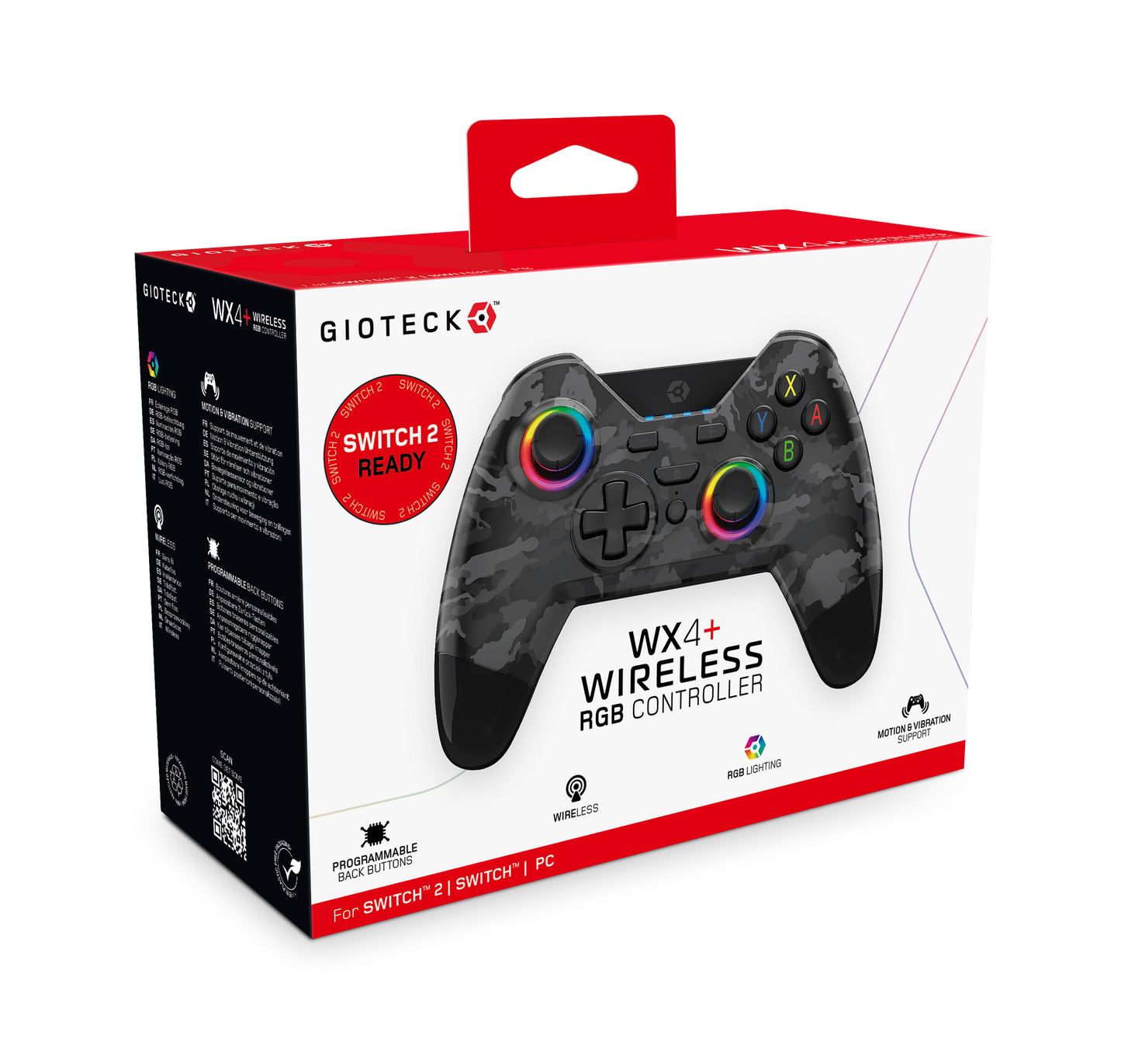 WX4+ Wireless RGB Controller Switch Dark Camo