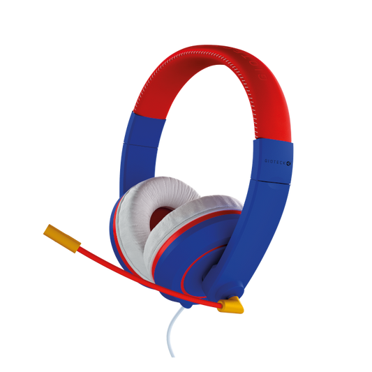 XH100S Wired Stereo Headset Universal Red Blue