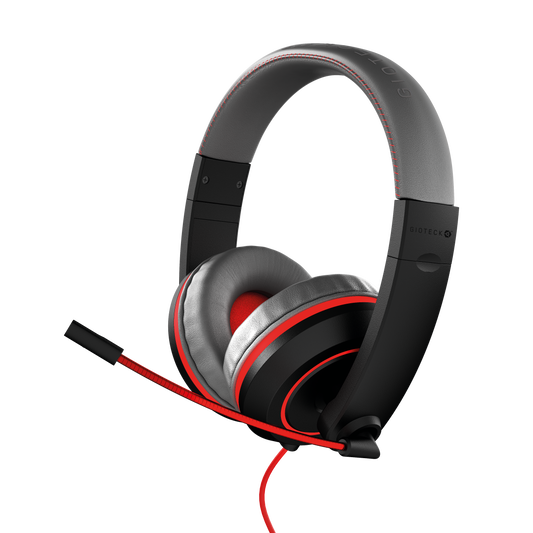 XH100S Wired Stereo Headset Universal Grey Red