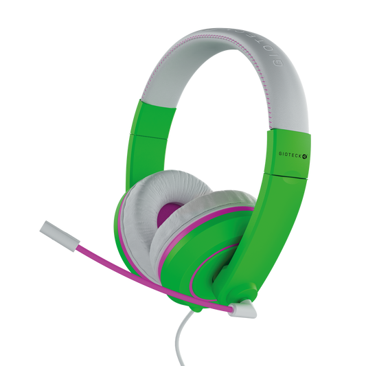 XH100S Wired Stereo Headset Universal Green Pink