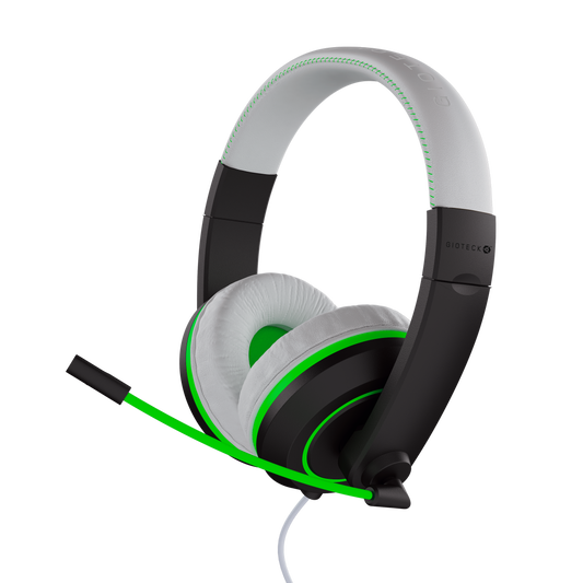 XH100X Wired Stereo Headset Universal White Green
