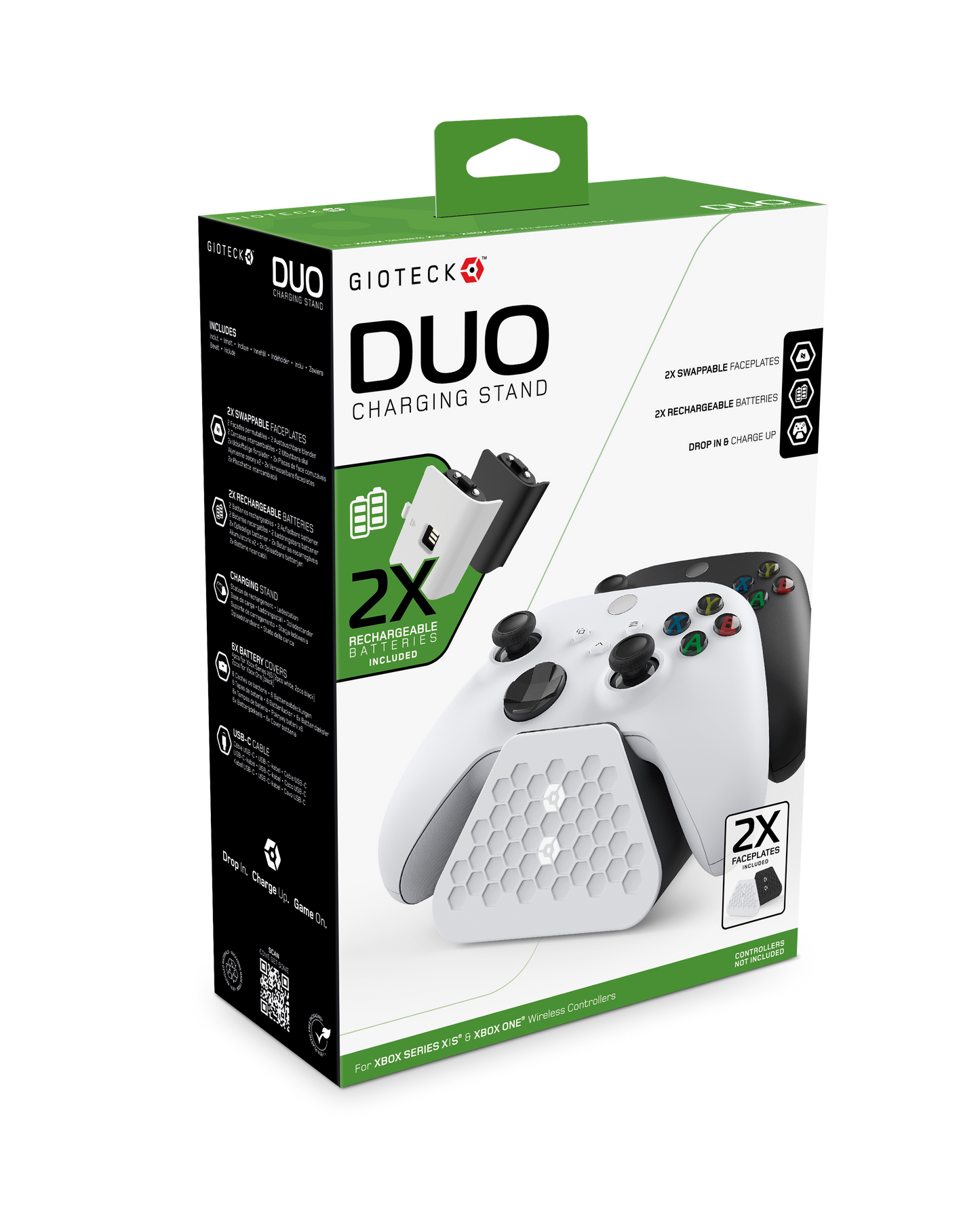 Duo Charging Stand for Xbox Series X | S and Xbox One Black and White