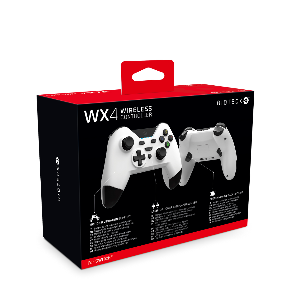gioteck controller wx4 wireless cubes for nintendo... Gioteck WX4 Wireless Controller Switch White