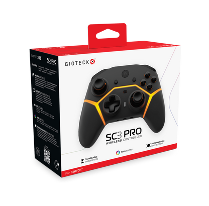 SC3 Wireless Pro Controller Switch PC Mobile Black