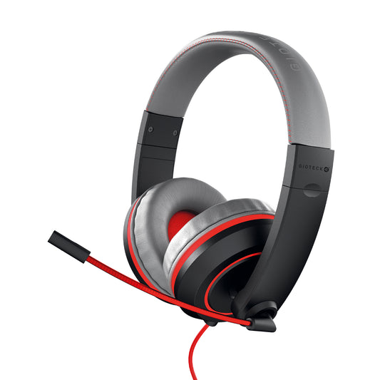 XH100S Wired Stereo Headset Universal Grey Red