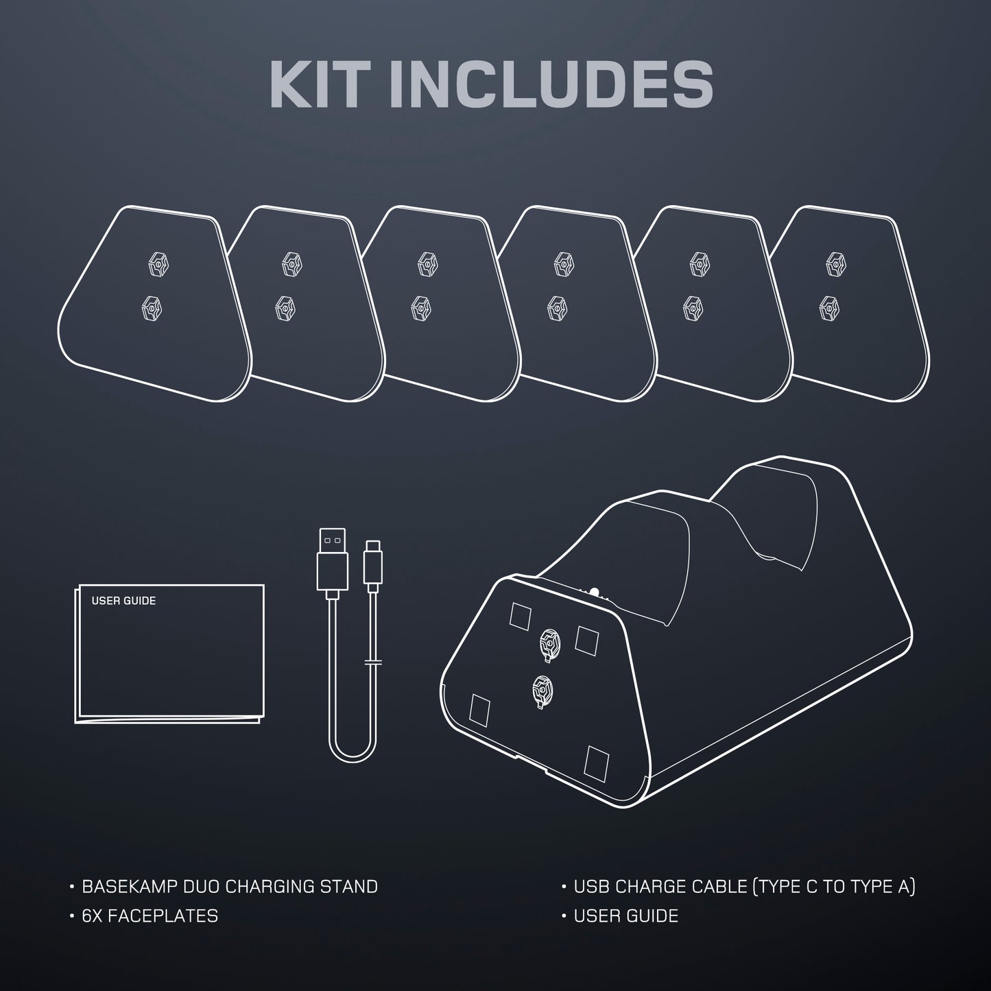 Duo Charging Stand for PS5 DualSense 6 Colours
