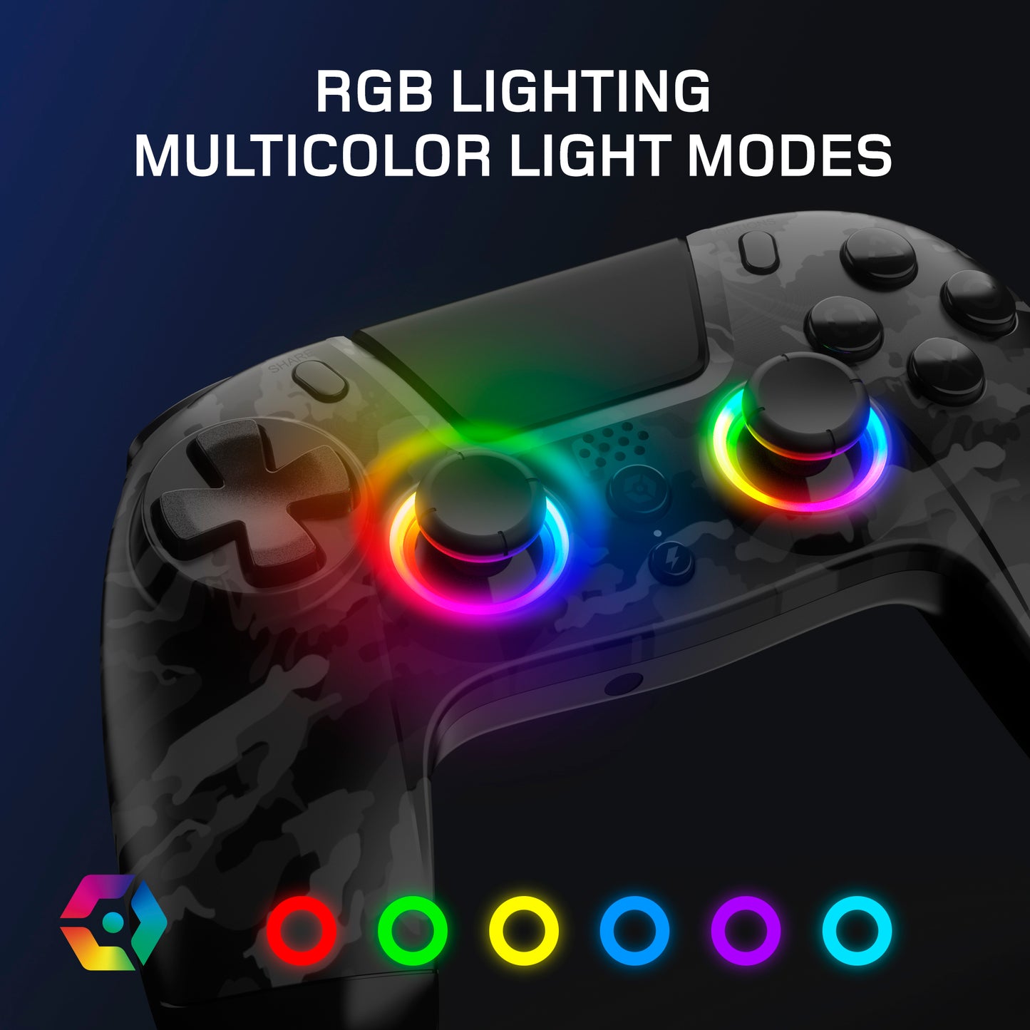VX4+ Wireless Controller for PS4 PC Dark Camo