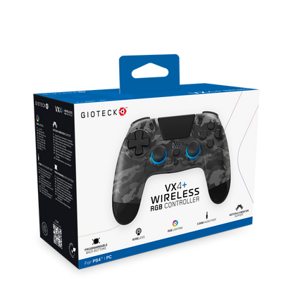 VX4+ Wireless Controller for PS4 PC Dark Camo