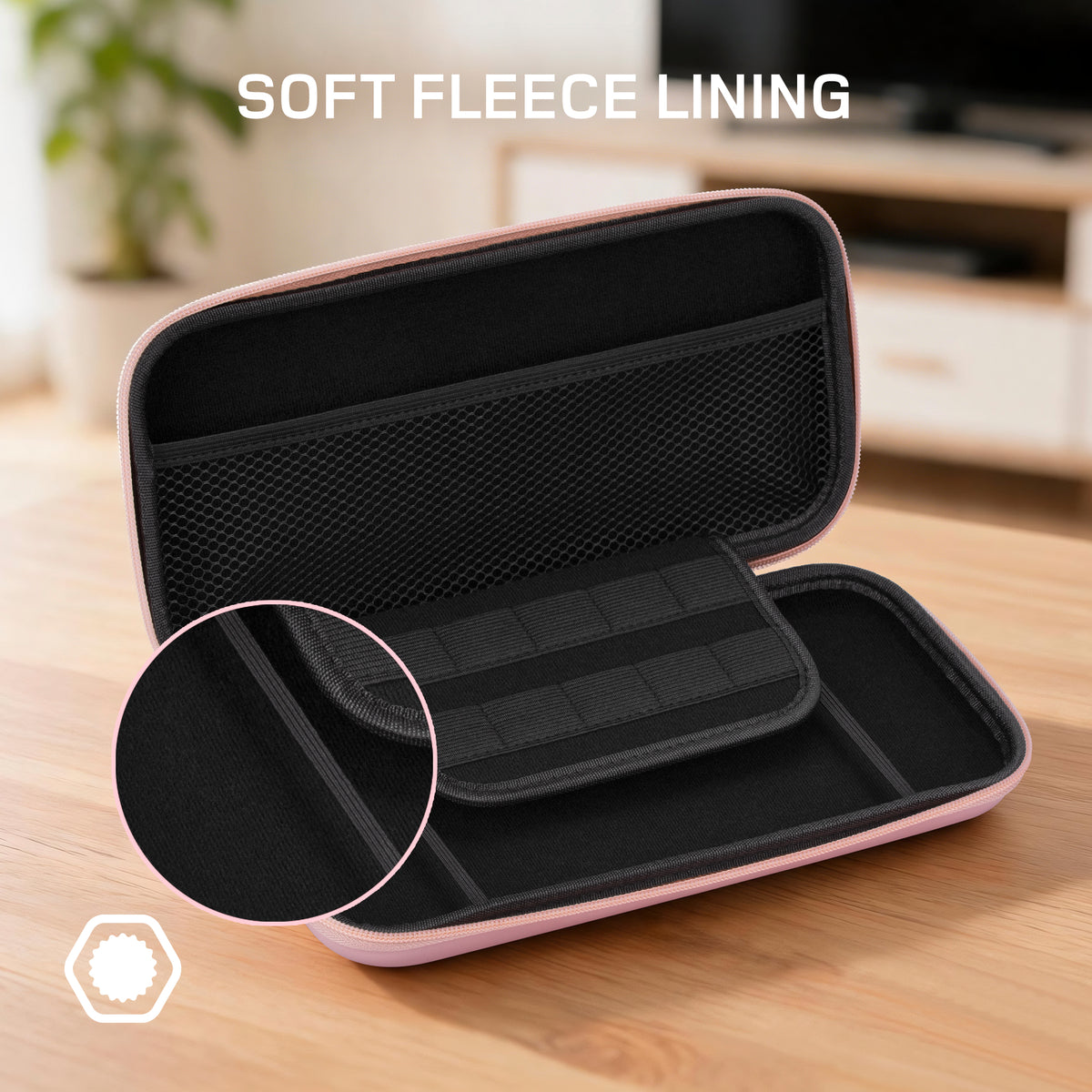 Switch 2 Carry Case Pink Swirl