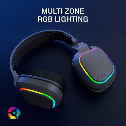 TX5+ DUO Wireless RGB Gaming Headset