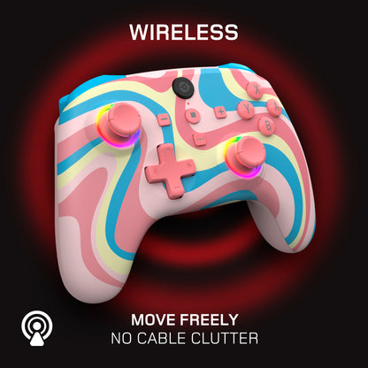 WX5+ Wireless RGB Controller Switch 2 Pink Swirl