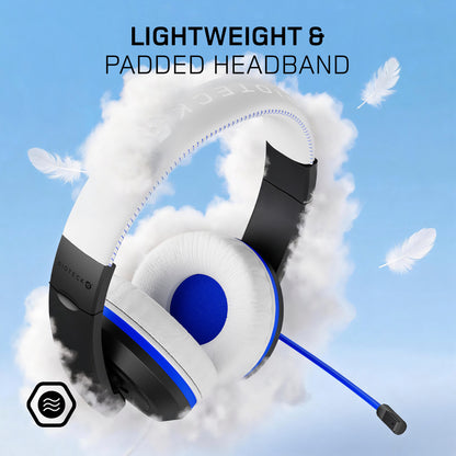XH100P Wired Stereo Headset Universal White Blue