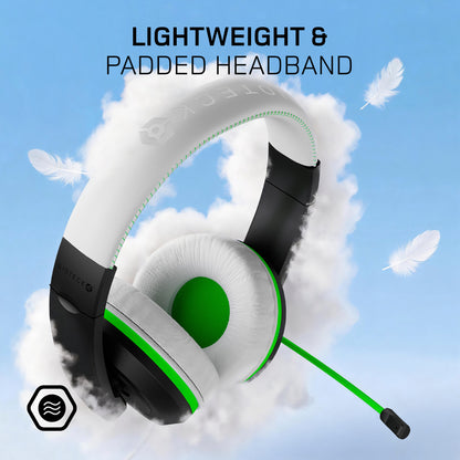 XH100X Wired Stereo Headset Universal White Green
