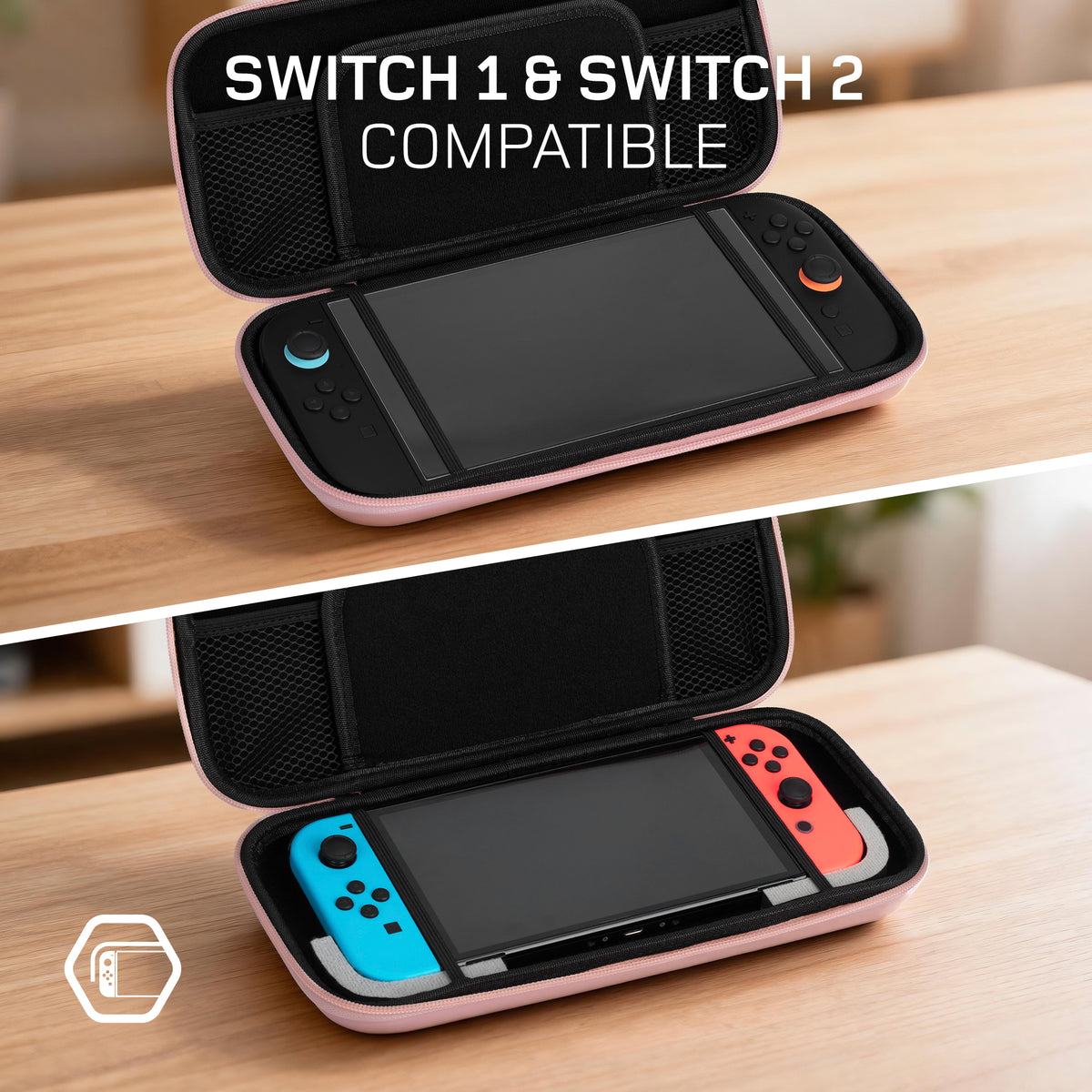 Switch 2 Carry Case Pink Swirl