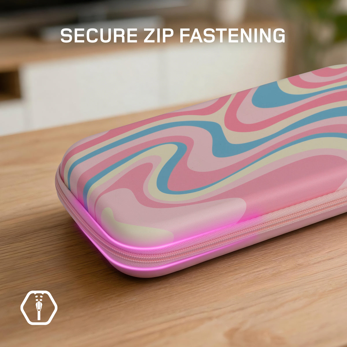 Switch 2 Carry Case Pink Swirl