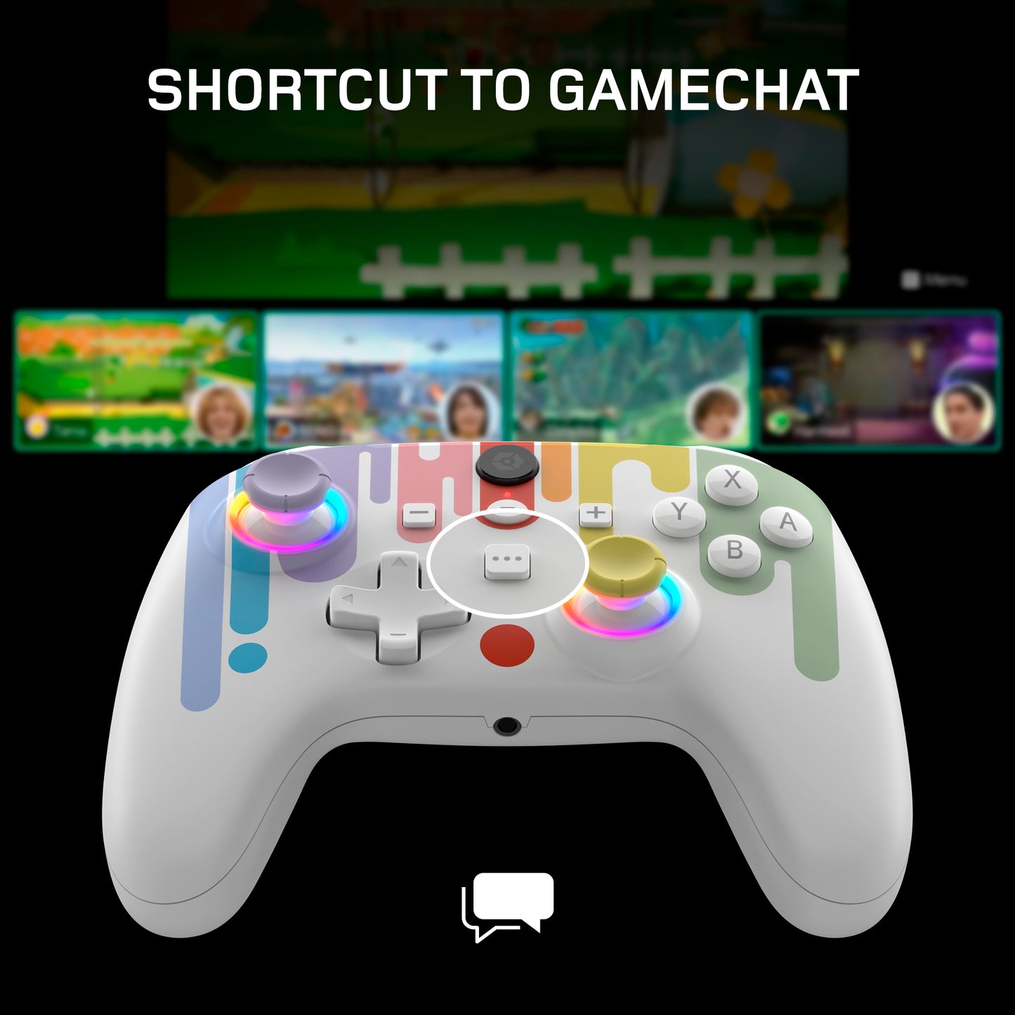 WX5+ Wireless RGB Controller Switch 2 Crayons