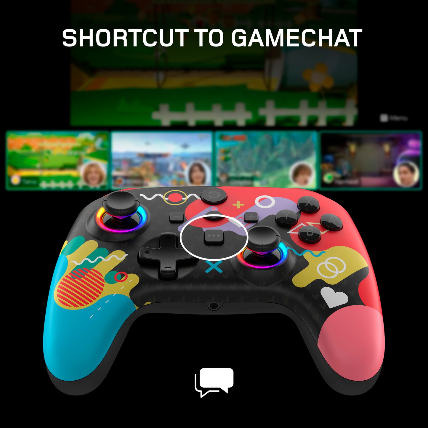 WX5+ Wireless RGB Controller Switch 2 Doodle