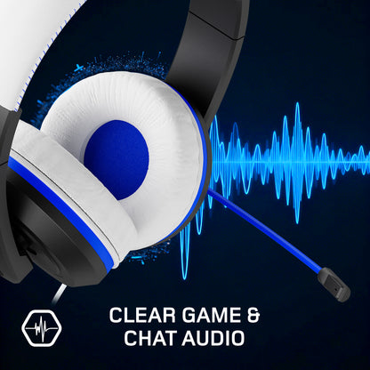 XH100P Wired Stereo Headset Universal White Blue