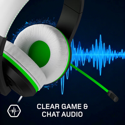 XH100X Wired Stereo Headset Universal White Green