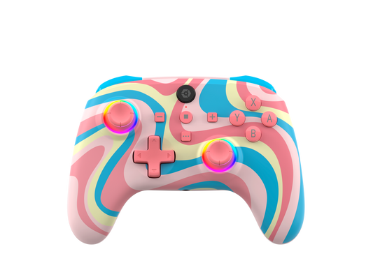 WX5+ Wireless RGB Controller Switch 2 Pink Swirl