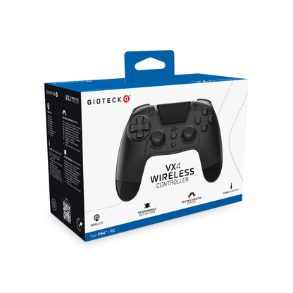 VX4 Wireless Controller for PS4 PC Black