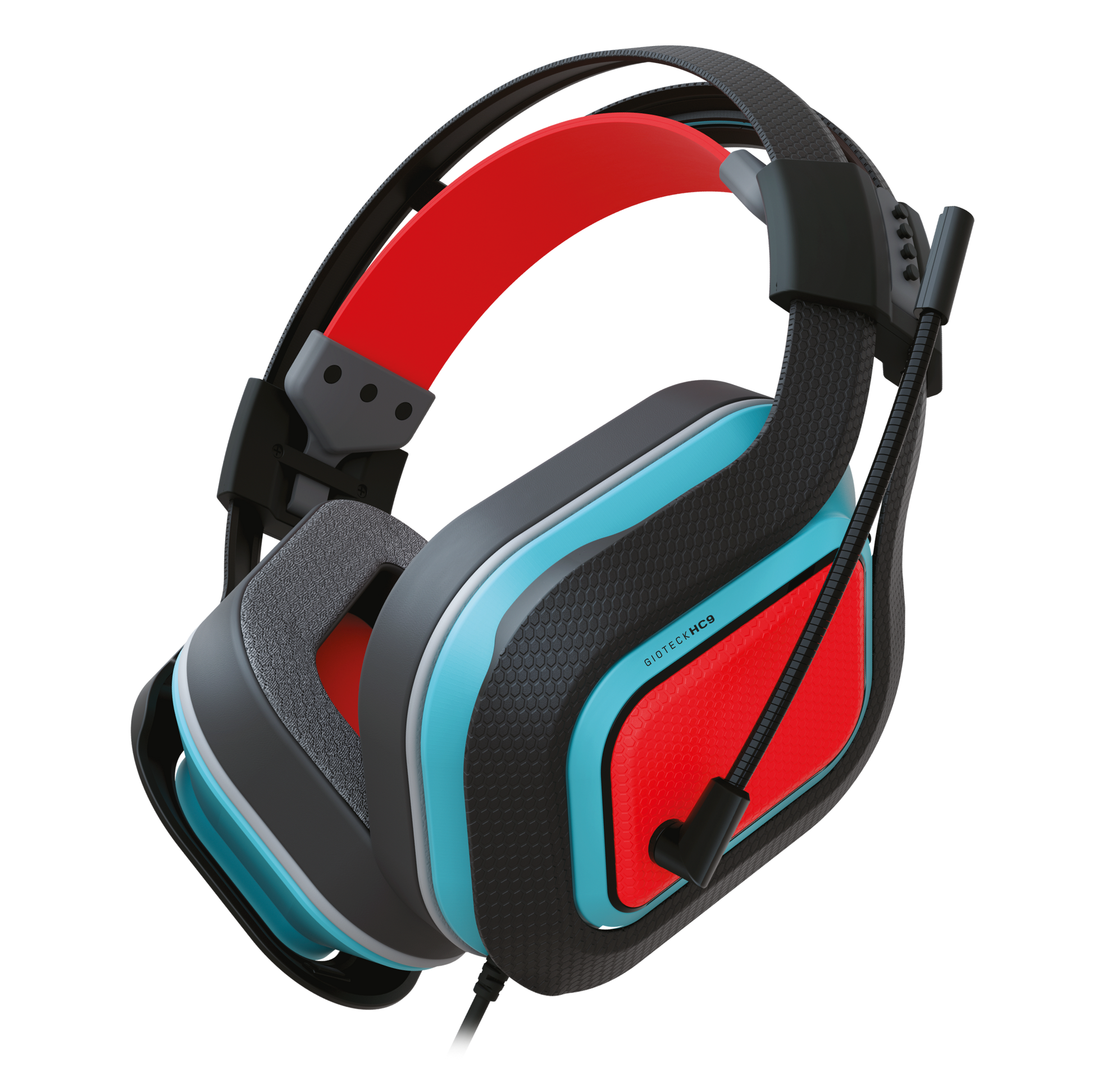 Gioteck HC9 Stereo Gaming Headset Universal Red