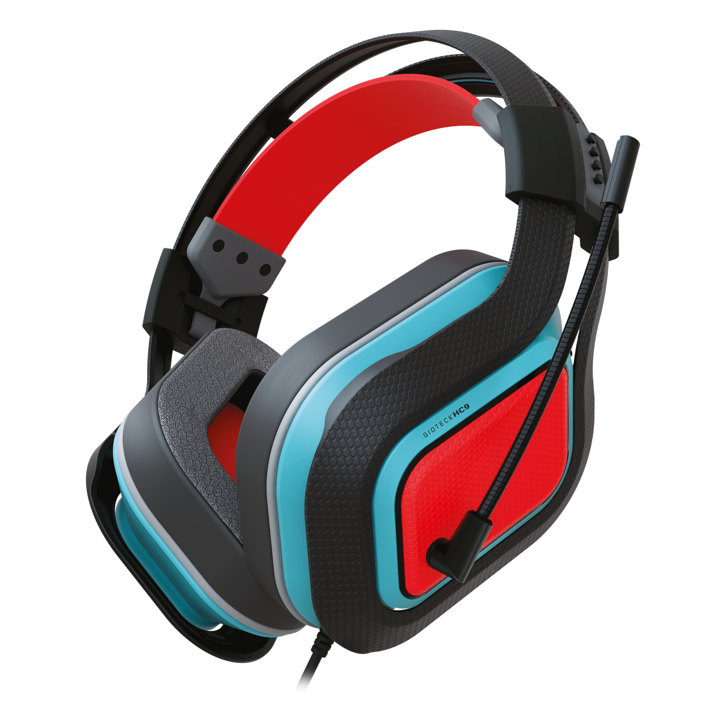 HC9 Stereo Gaming Headset Universal Red