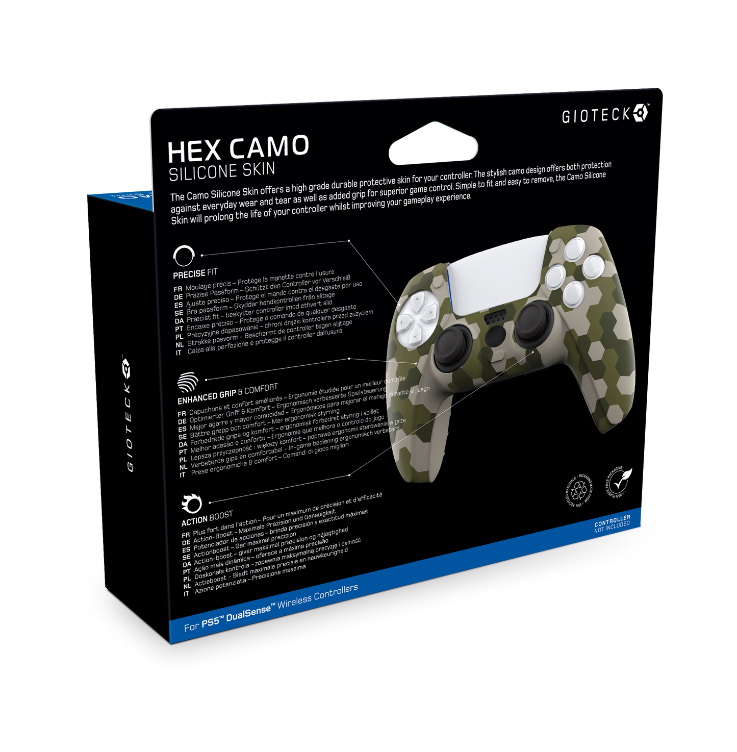 Hex Camo Silicone Skin PS5