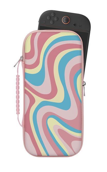 Switch 2 Carry Case Pink Swirl